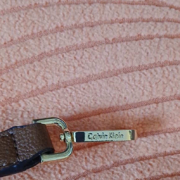 Calvin Klein Brown Leather Belt - Picture 2 of 6